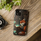 Fox Reading a Book – Phone Case (iPhone and Samsung Galaxy)