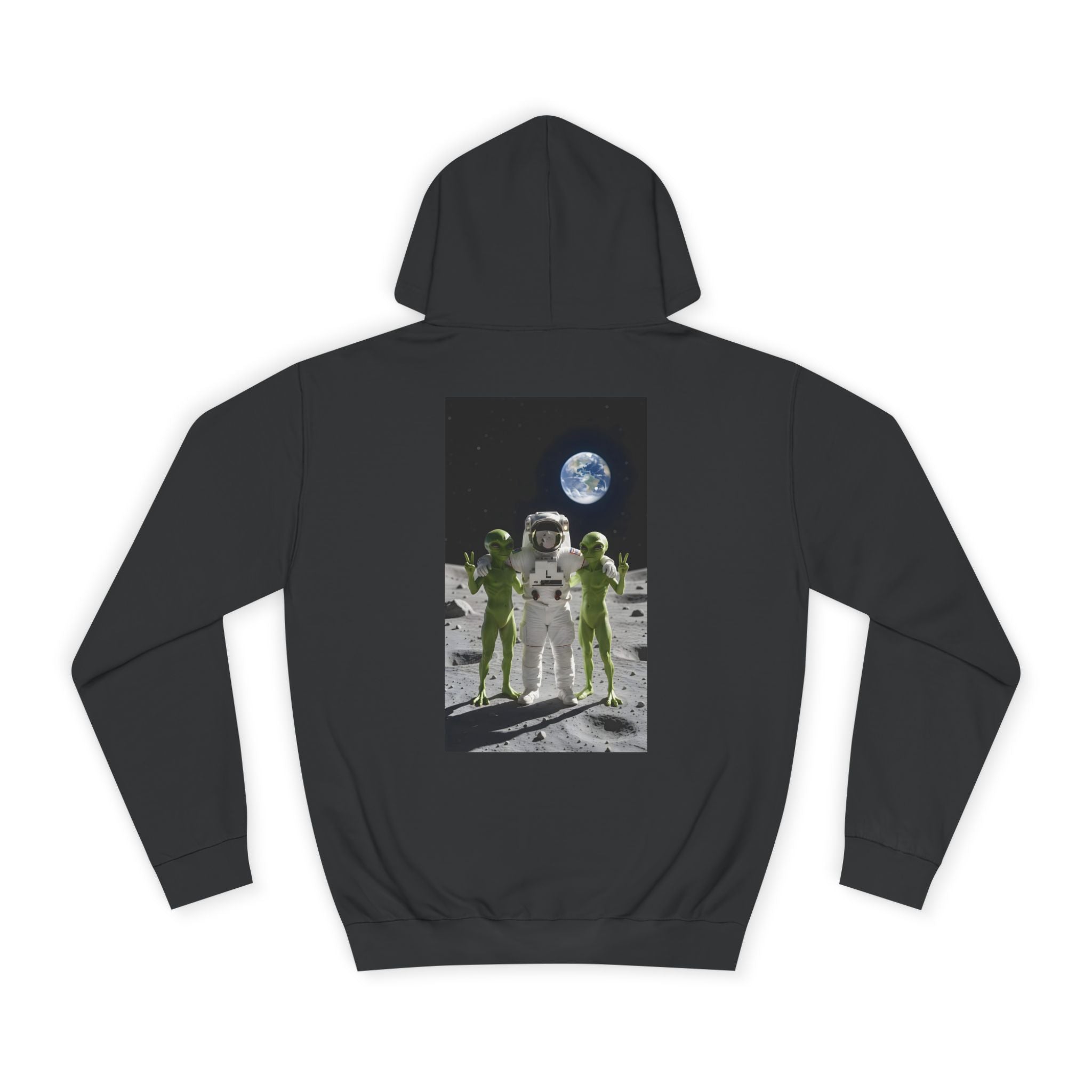 Astronaut Selfie – Back Print Hoodie
