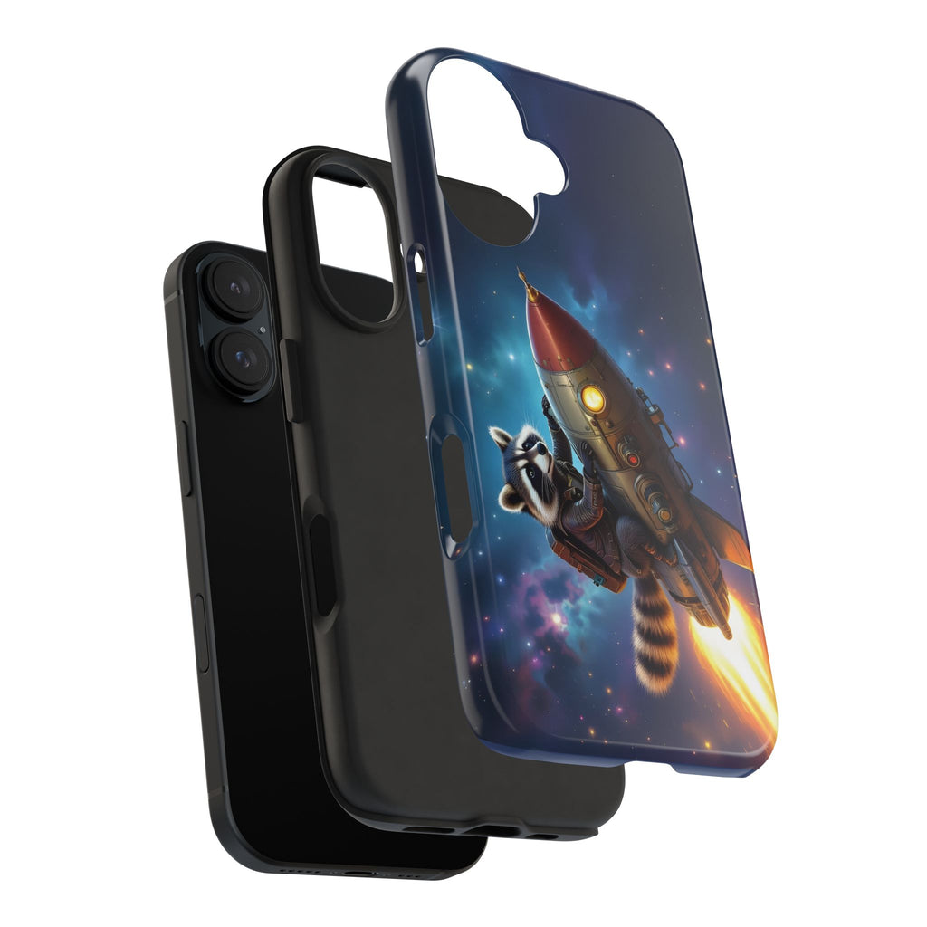 Raccoon On a Rocket – Phone Case (iPhone and Samsung Galaxy)