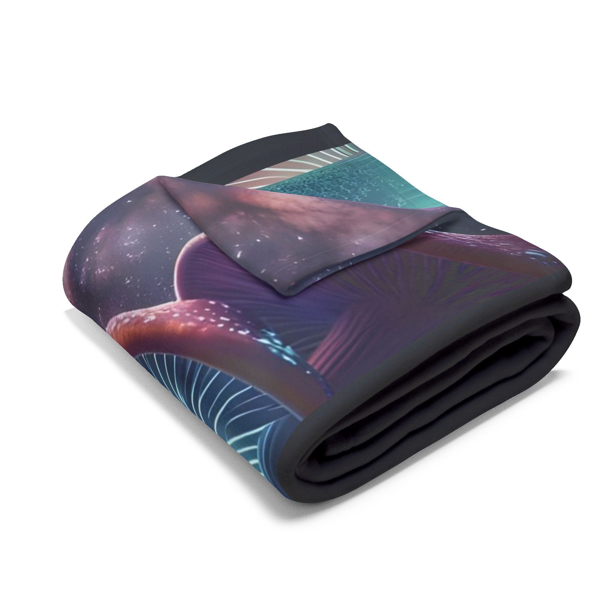 Alien mushroom Planets – Fleece Blanket