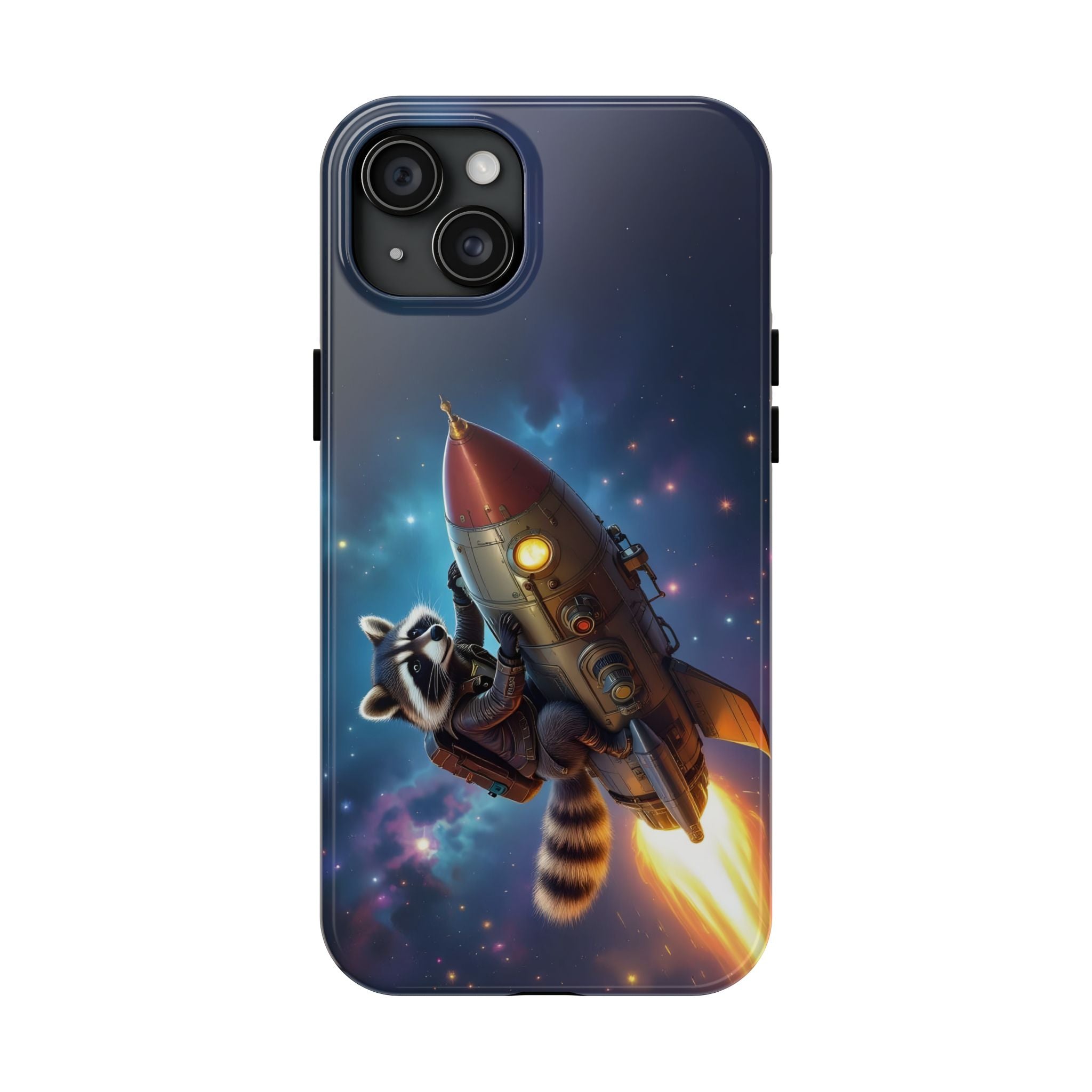 Raccoon On a Rocket – Phone Case (iPhone and Samsung Galaxy)