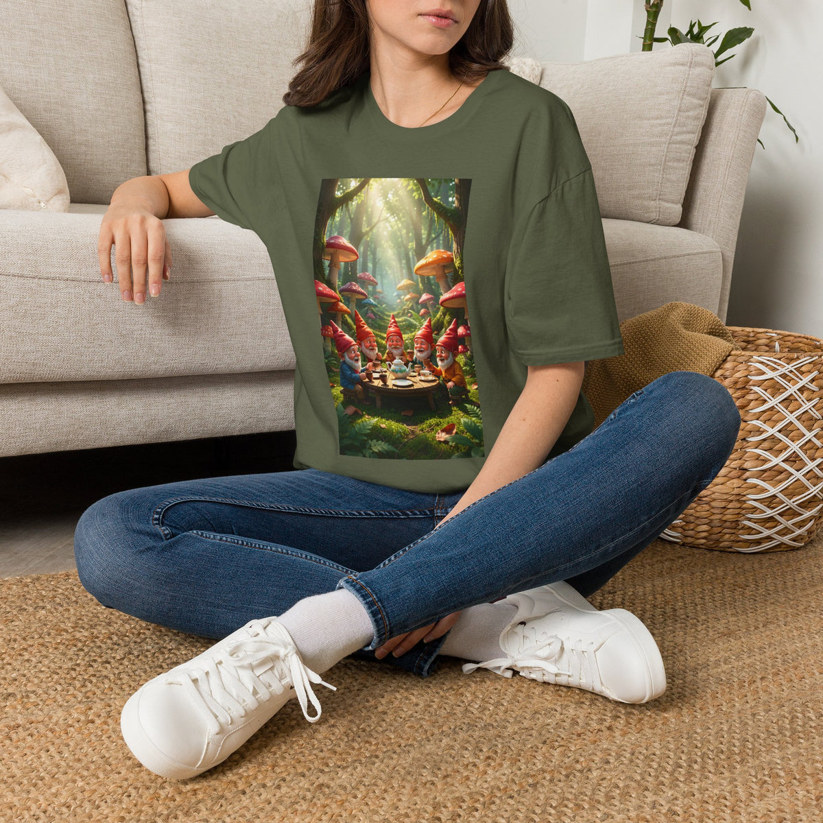 Gnome Tea Party – T-shirt