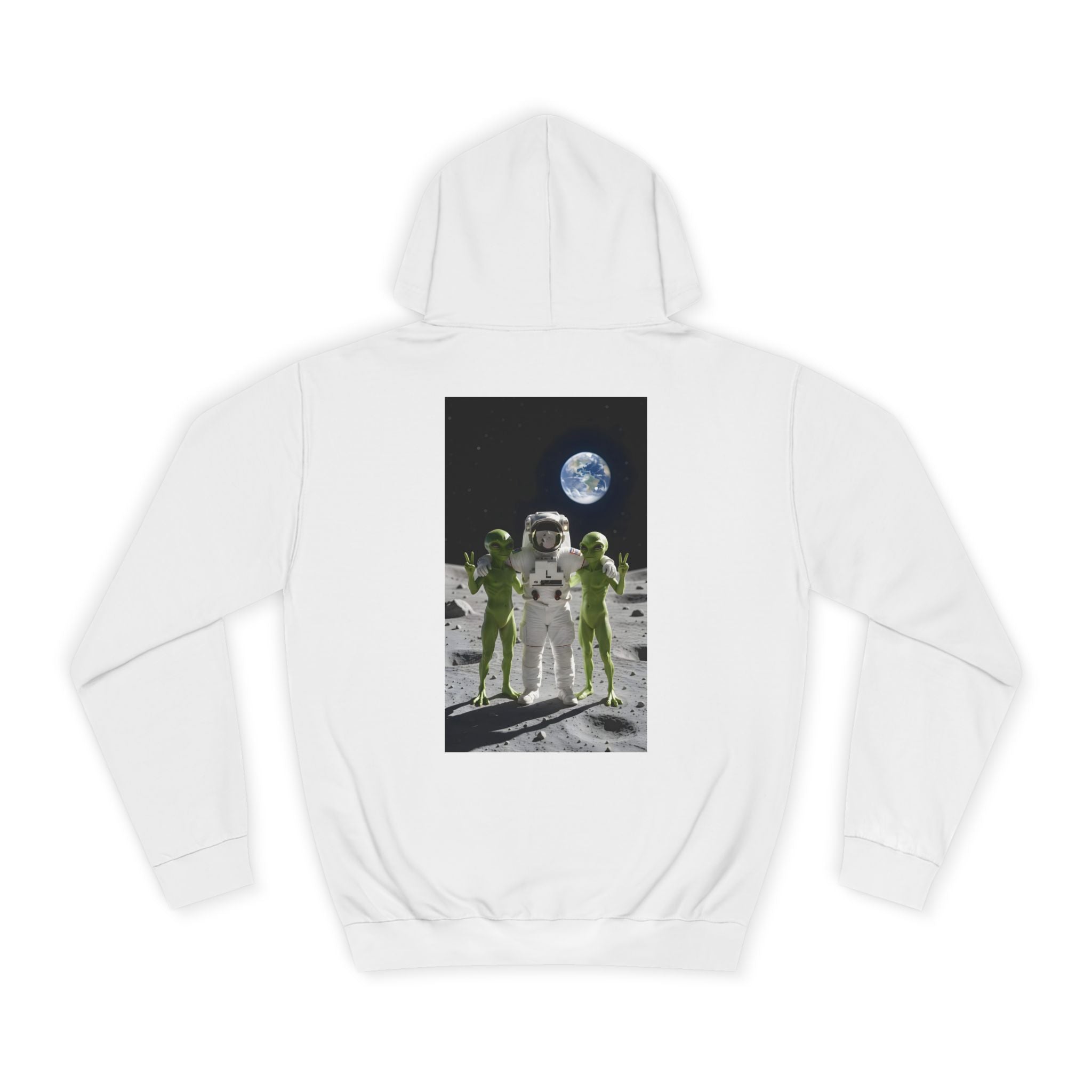 Astronaut Selfie – Back Print Hoodie