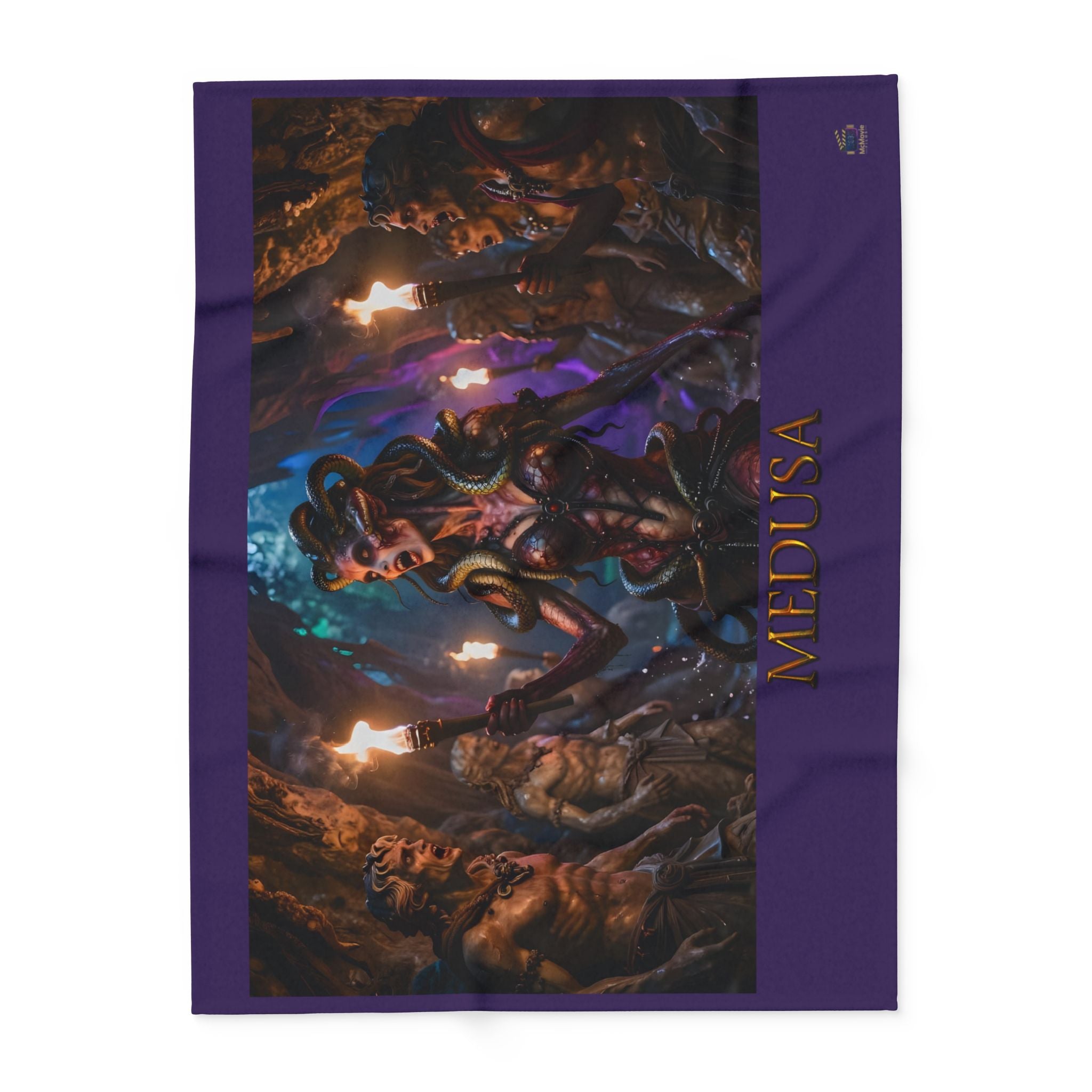 Medusa – Greek Mythology –Fleece Blanket