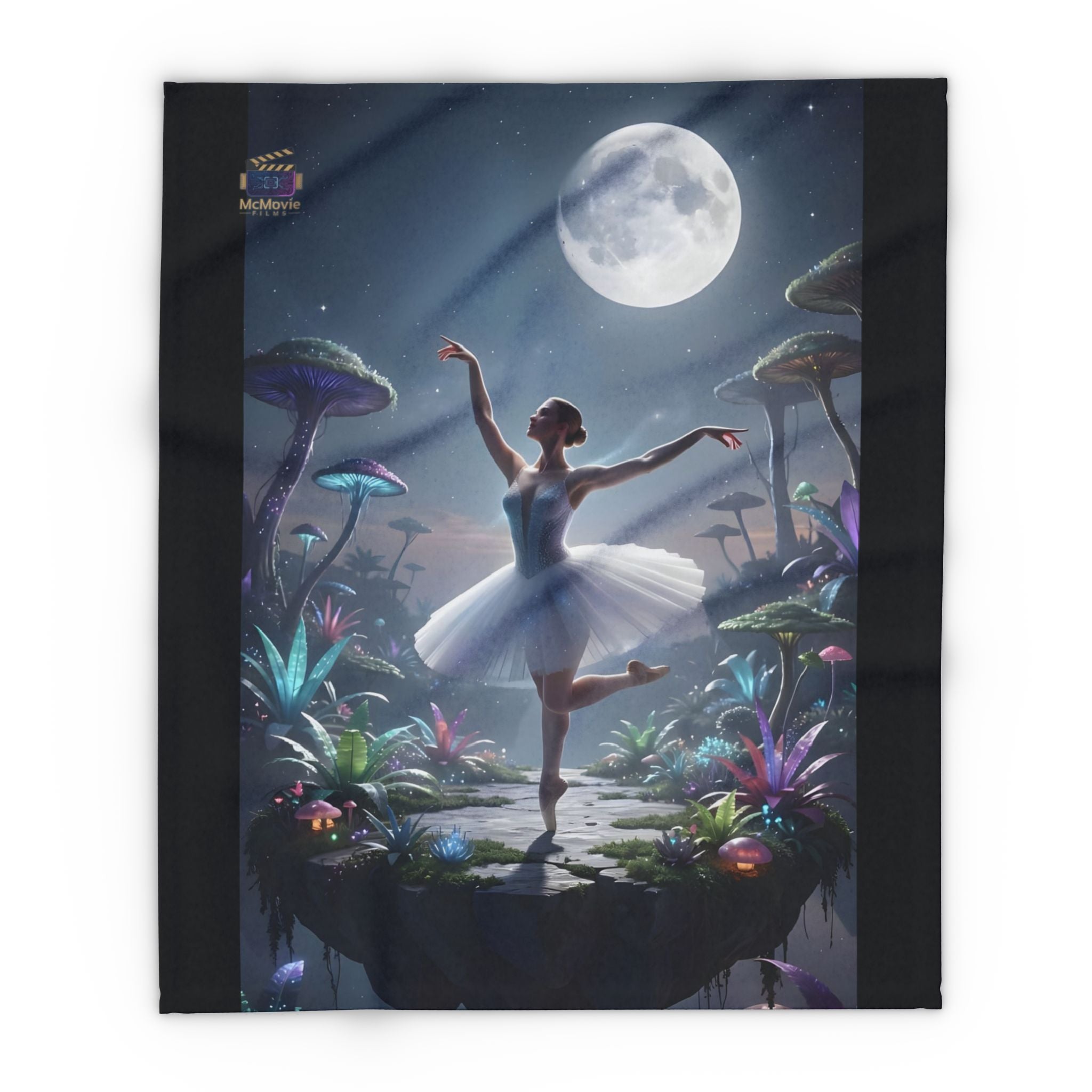 Moonlight Ballerina – Fleece Blanket
