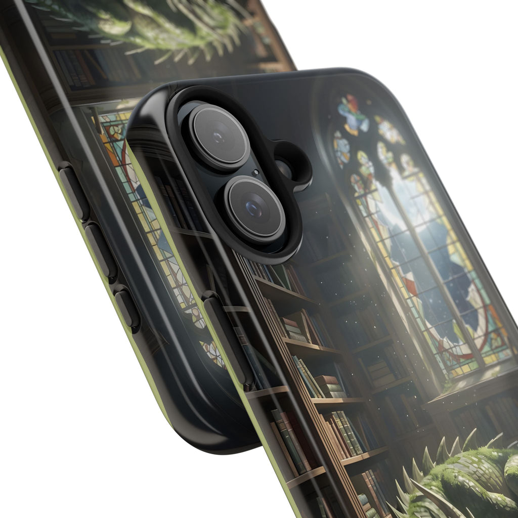Sleeping Dragon in a Library – Phone Case (IPhone and Samsung Galaxy)