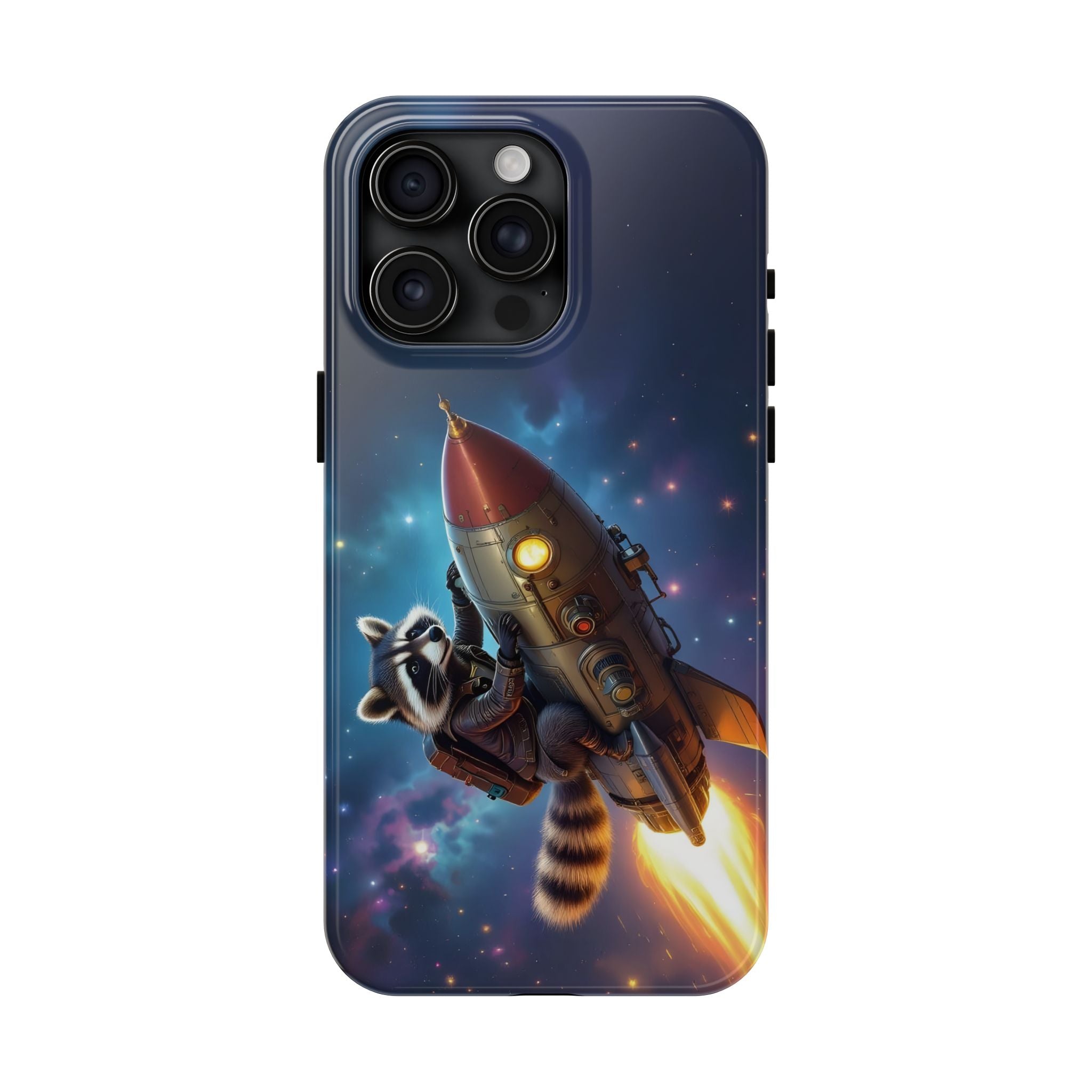 Raccoon On a Rocket – Phone Case (iPhone and Samsung Galaxy)