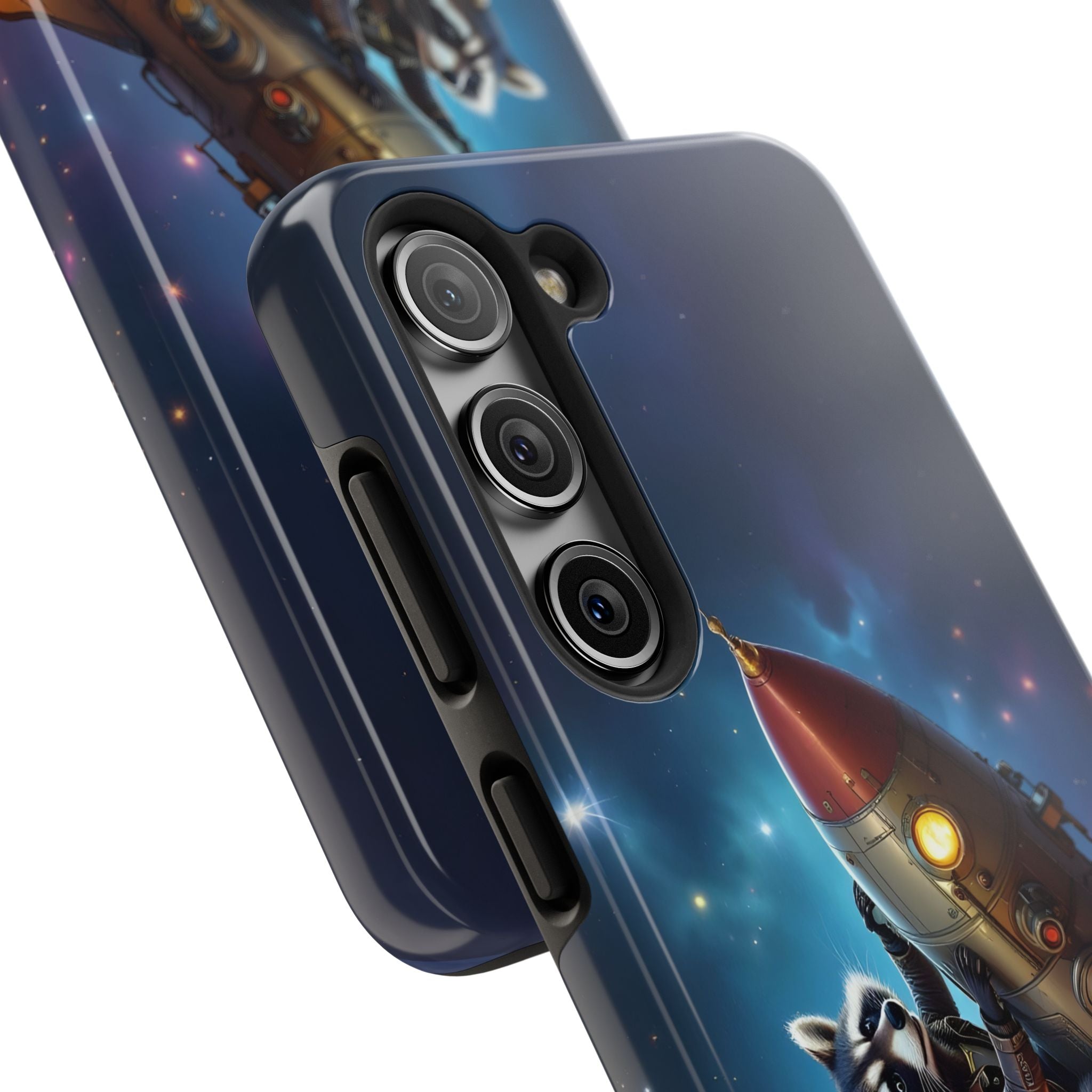 Raccoon On a Rocket – Phone Case (iPhone and Samsung Galaxy)