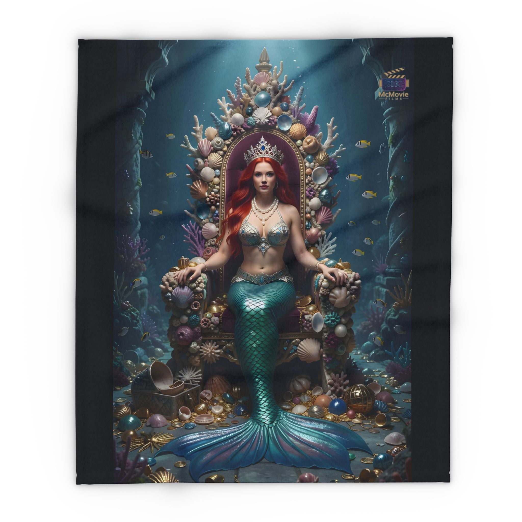 Mermaid – Fleece Blanket