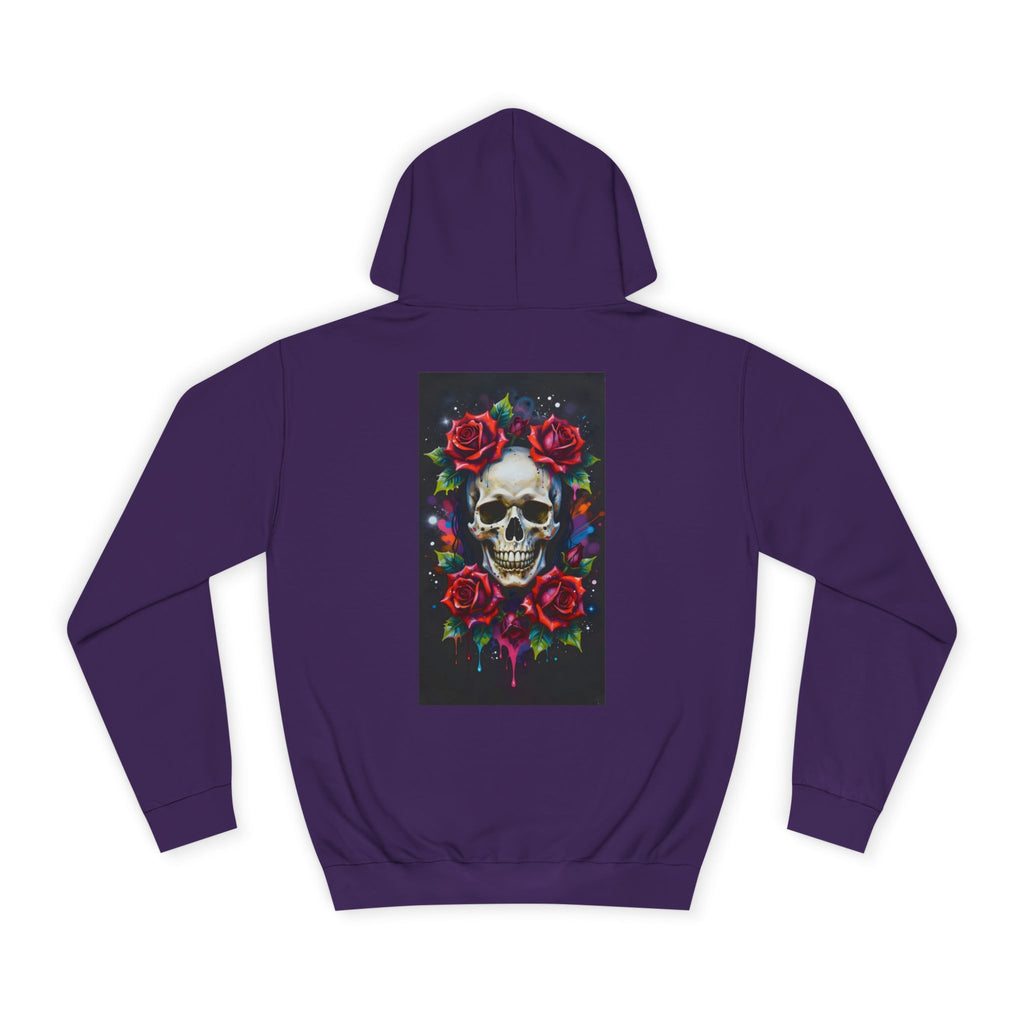 Skull and Roses – Back Print Hoodie