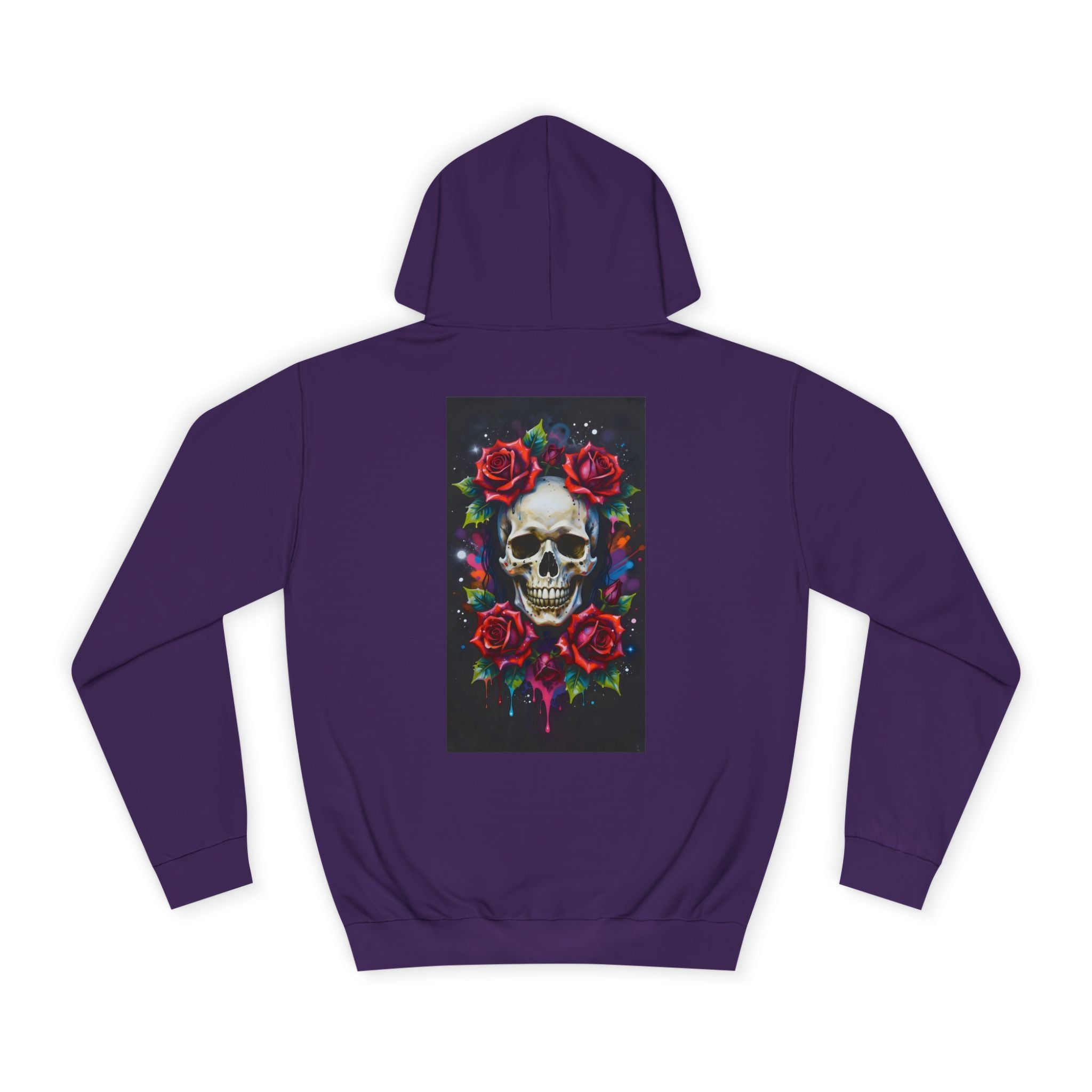 Skull and Roses – Back Print Hoodie