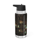 Fox Reading a Book – 32oz Water Bottle