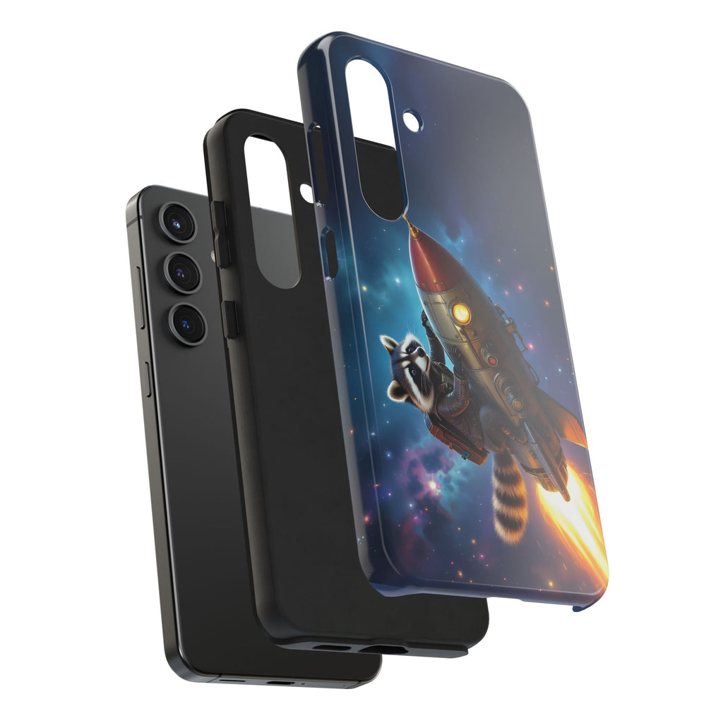 Raccoon On a Rocket – Phone Case (iPhone and Samsung Galaxy)