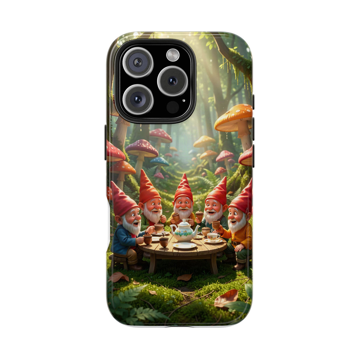 Gnome Tea Party – Phone Case (iPhone and Samsung Galaxy)