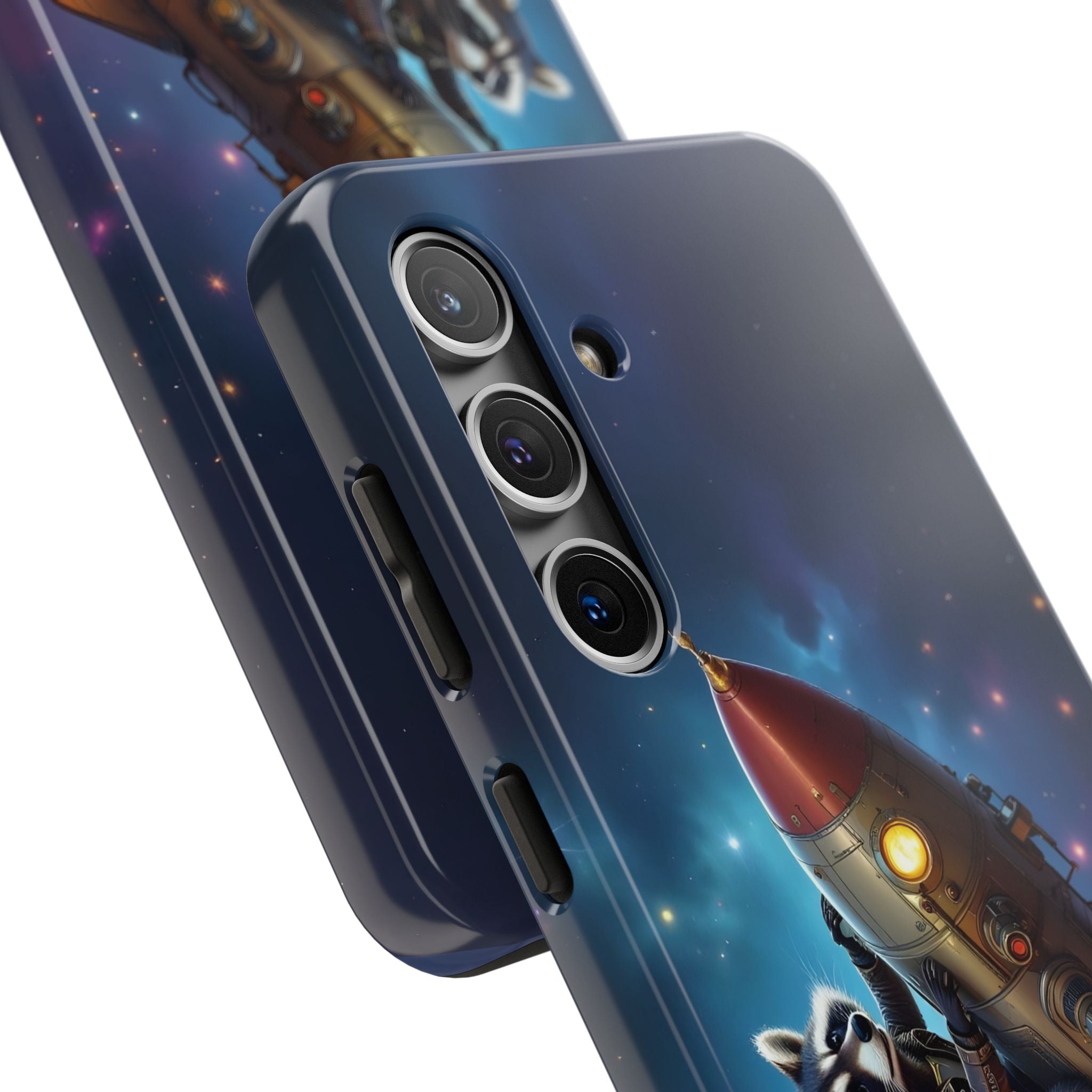 Raccoon On a Rocket – Phone Case (iPhone and Samsung Galaxy)