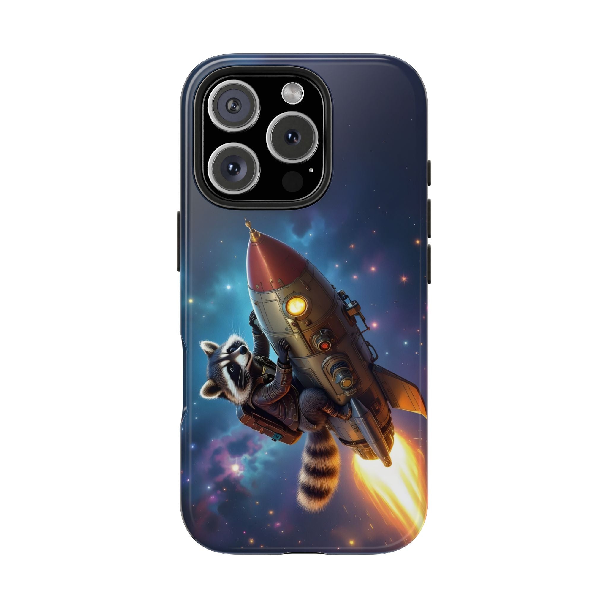 Raccoon On a Rocket – Phone Case (iPhone and Samsung Galaxy)