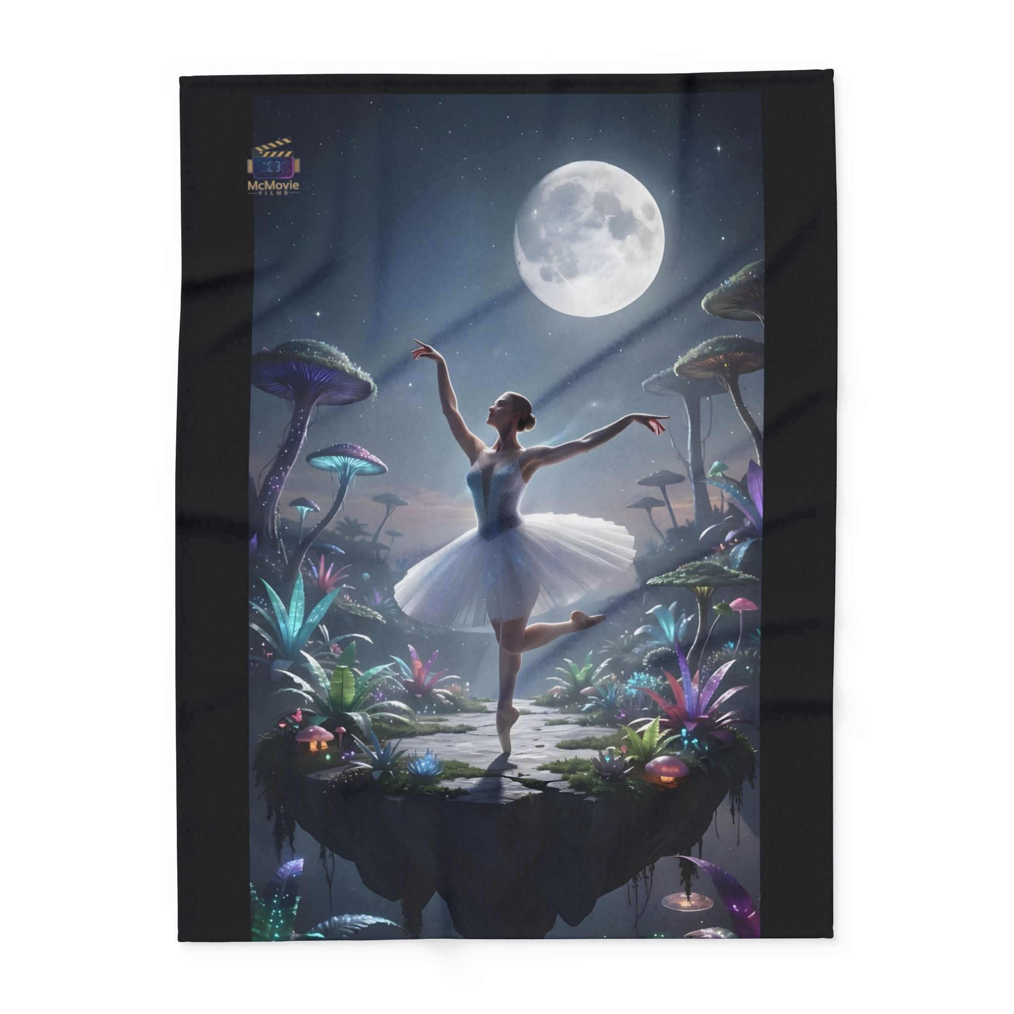 Moonlight Ballerina – Fleece Blanket
