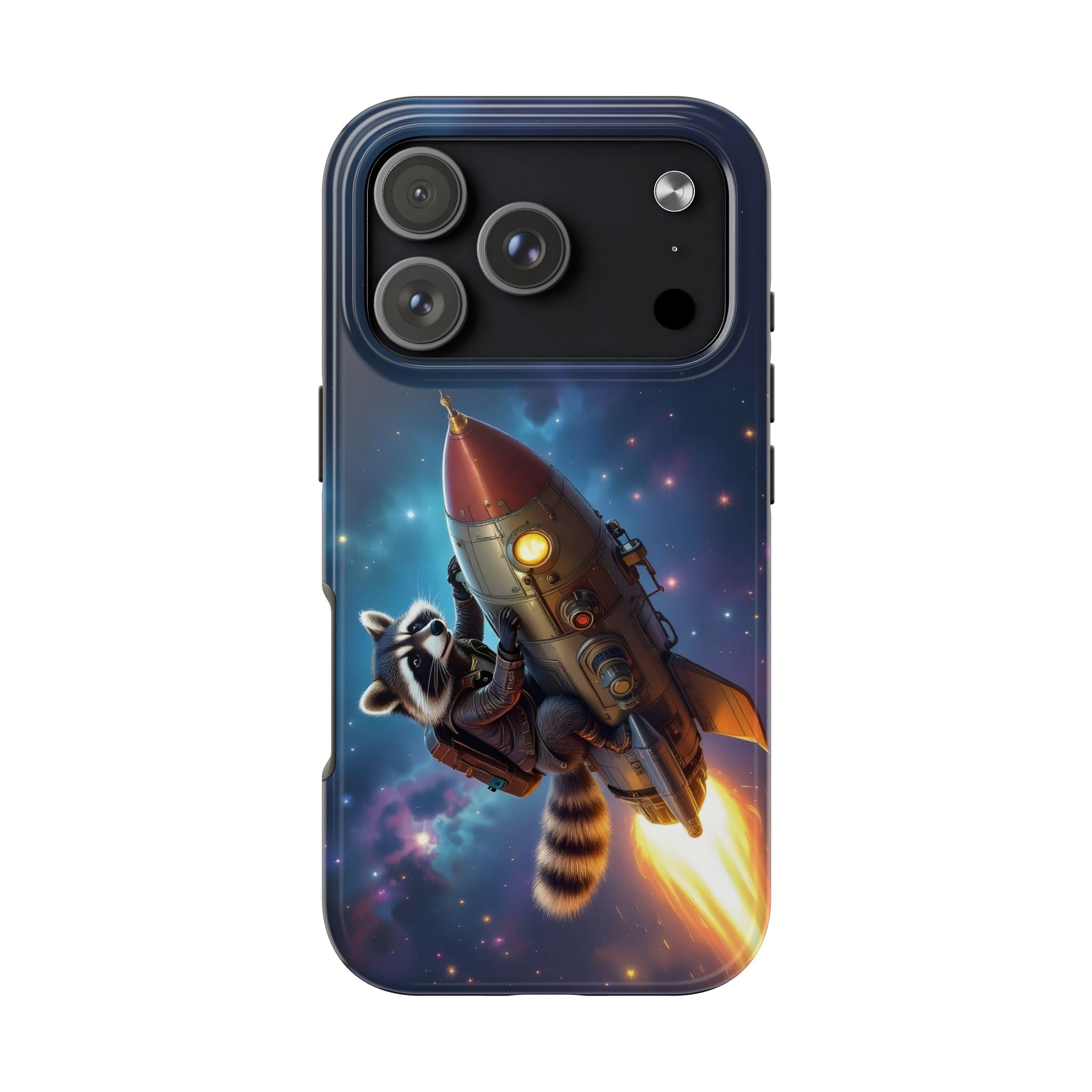 Raccoon On a Rocket – Phone Case (iPhone and Samsung Galaxy)