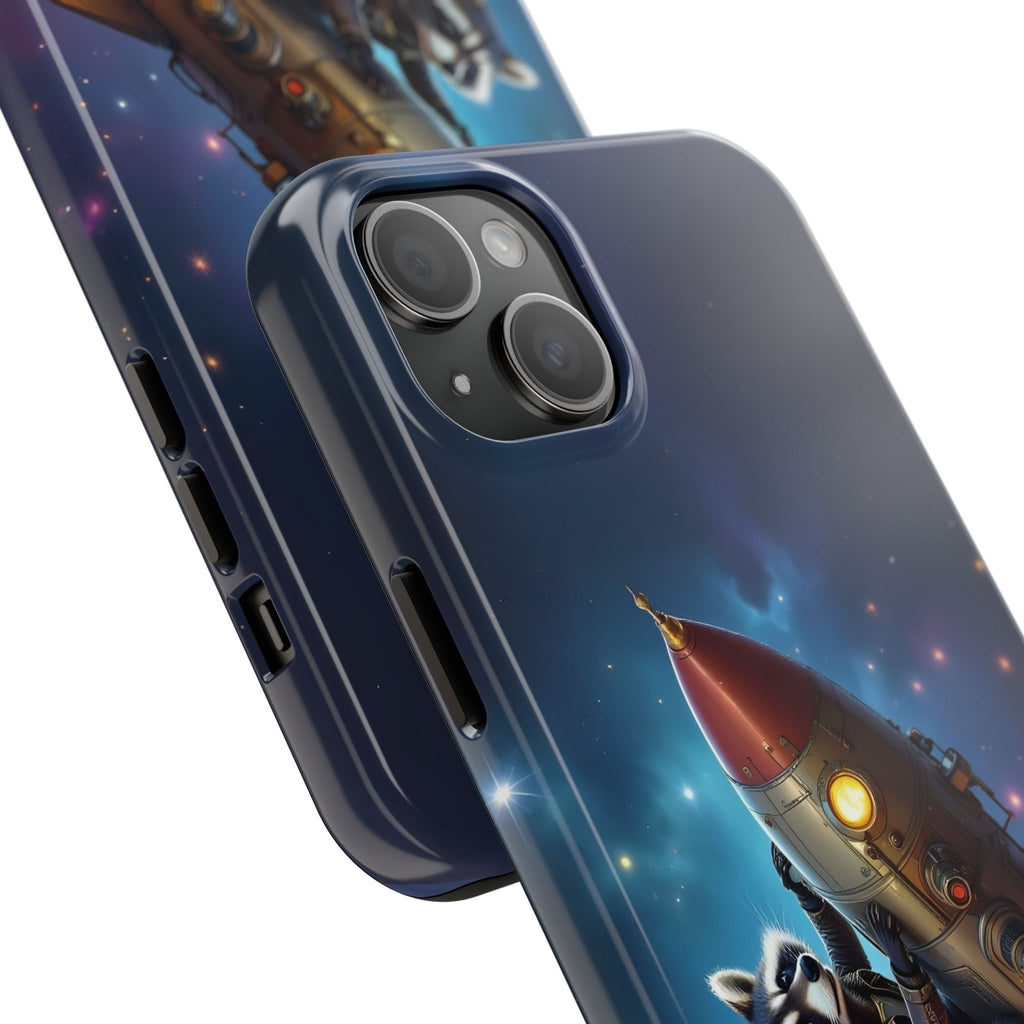 Raccoon On a Rocket – Phone Case (iPhone and Samsung Galaxy)