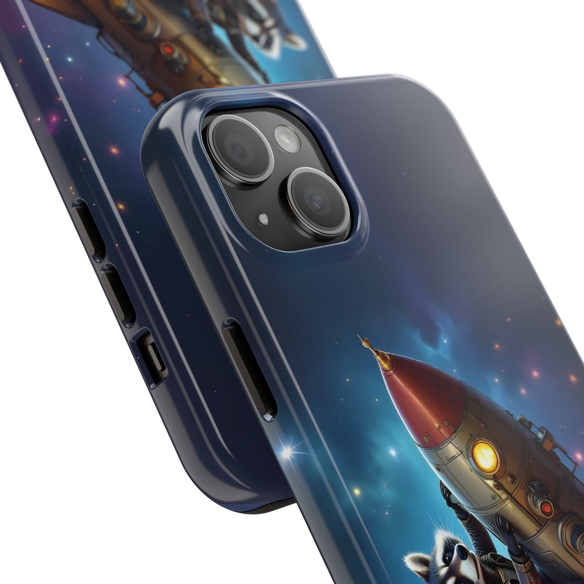 Raccoon On a Rocket – Phone Case (iPhone and Samsung Galaxy)