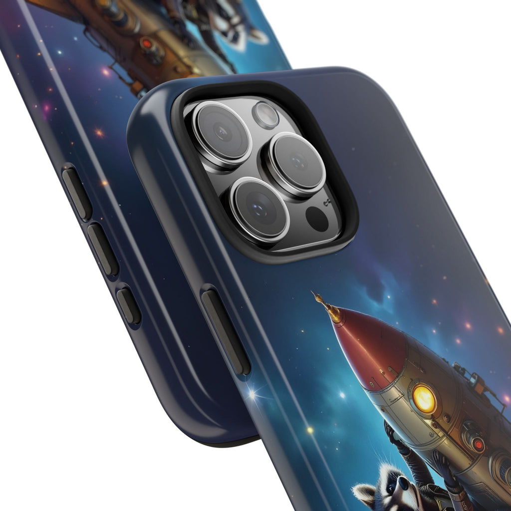 Raccoon On a Rocket – Phone Case (iPhone and Samsung Galaxy)