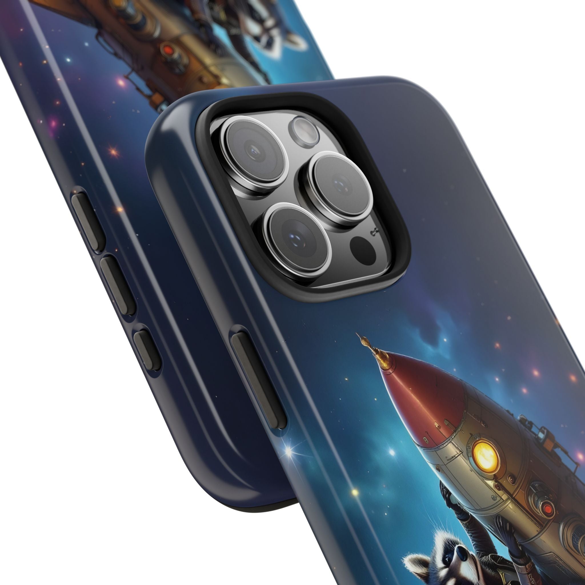 Raccoon On a Rocket – Phone Case (iPhone and Samsung Galaxy)