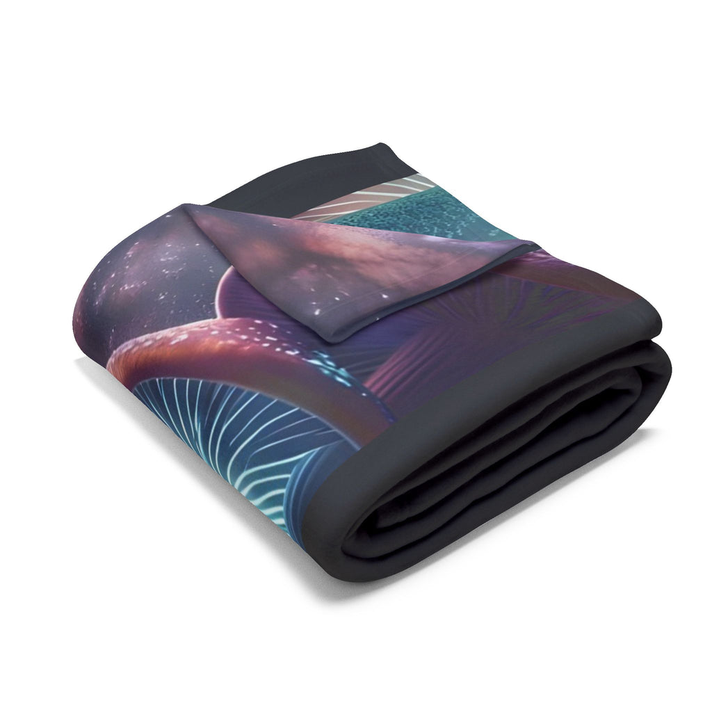 Alien mushroom Planets – Fleece Blanket