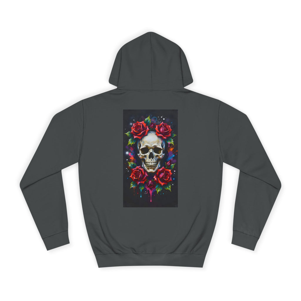 Skull and Roses – Back Print Hoodie