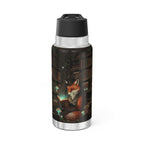 Fox Reading a Book – 32oz Water Bottle