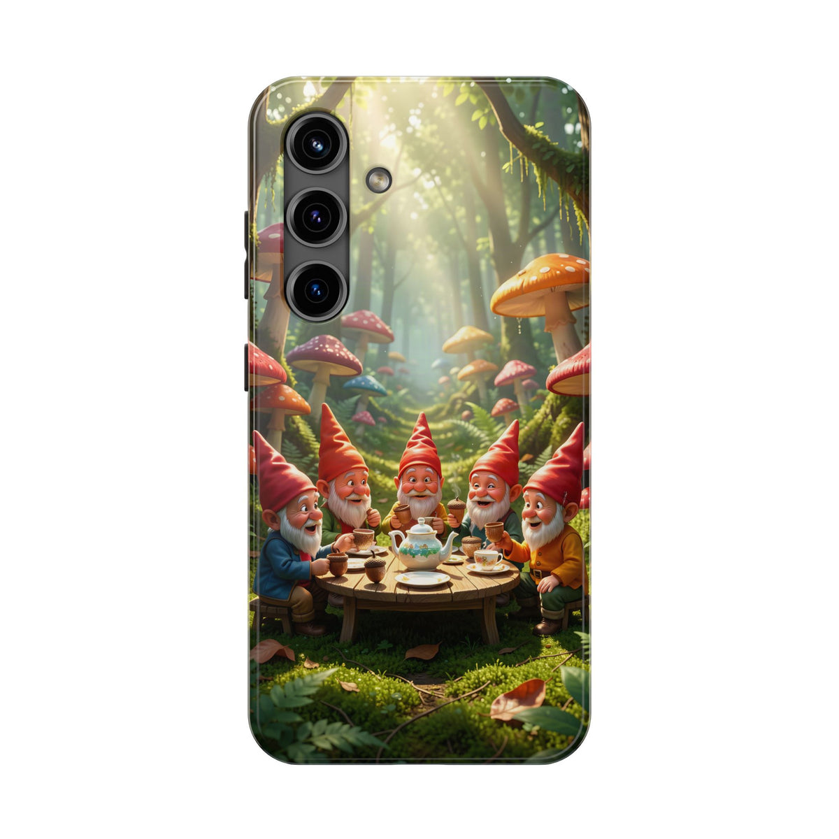 Gnome Tea Party – Phone Case (iPhone and Samsung Galaxy)