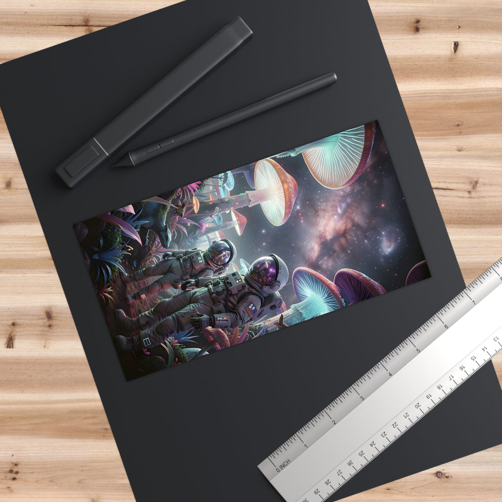 Alien Mushroom Planet – Vinyl Sticker – 3.75" by 7.5"