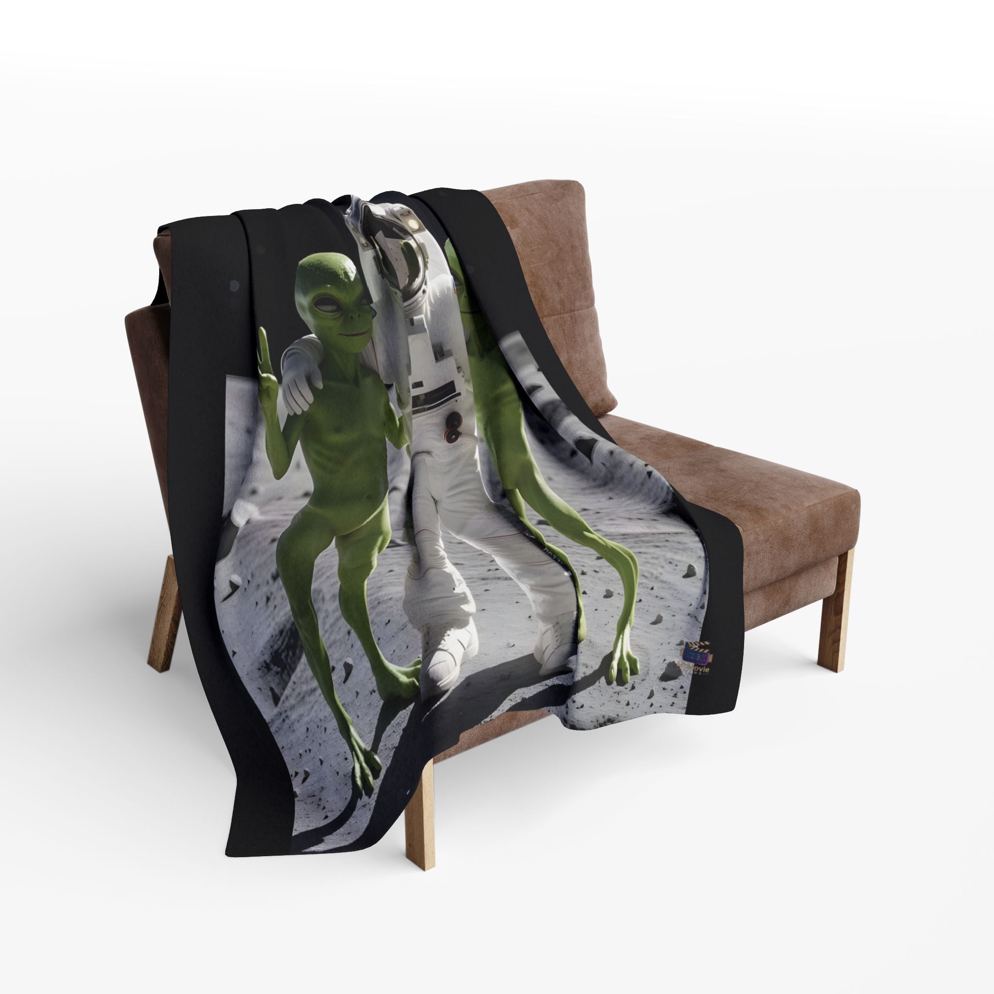 Astronaut Selfie – Fleece Blanket