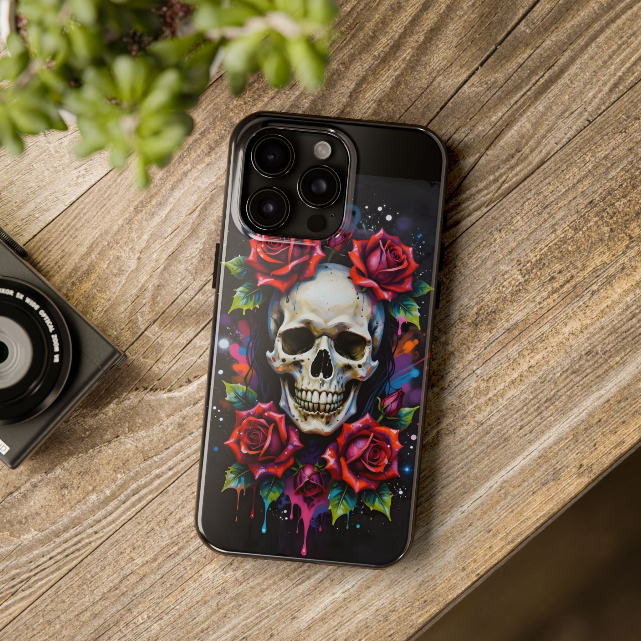 Skull and Roses – Phone Case (iPhone and Samsung Galaxy)