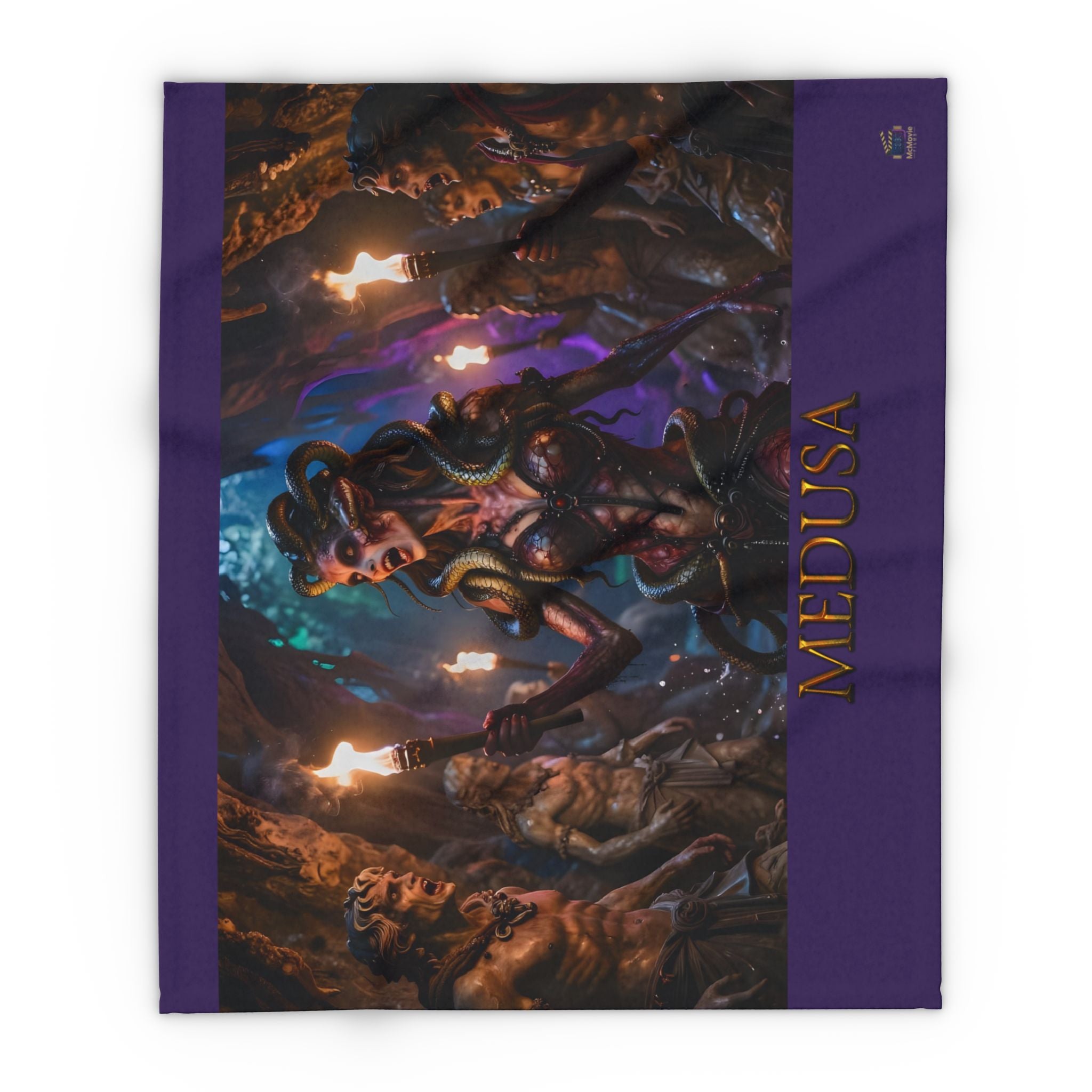Medusa – Greek Mythology –Fleece Blanket