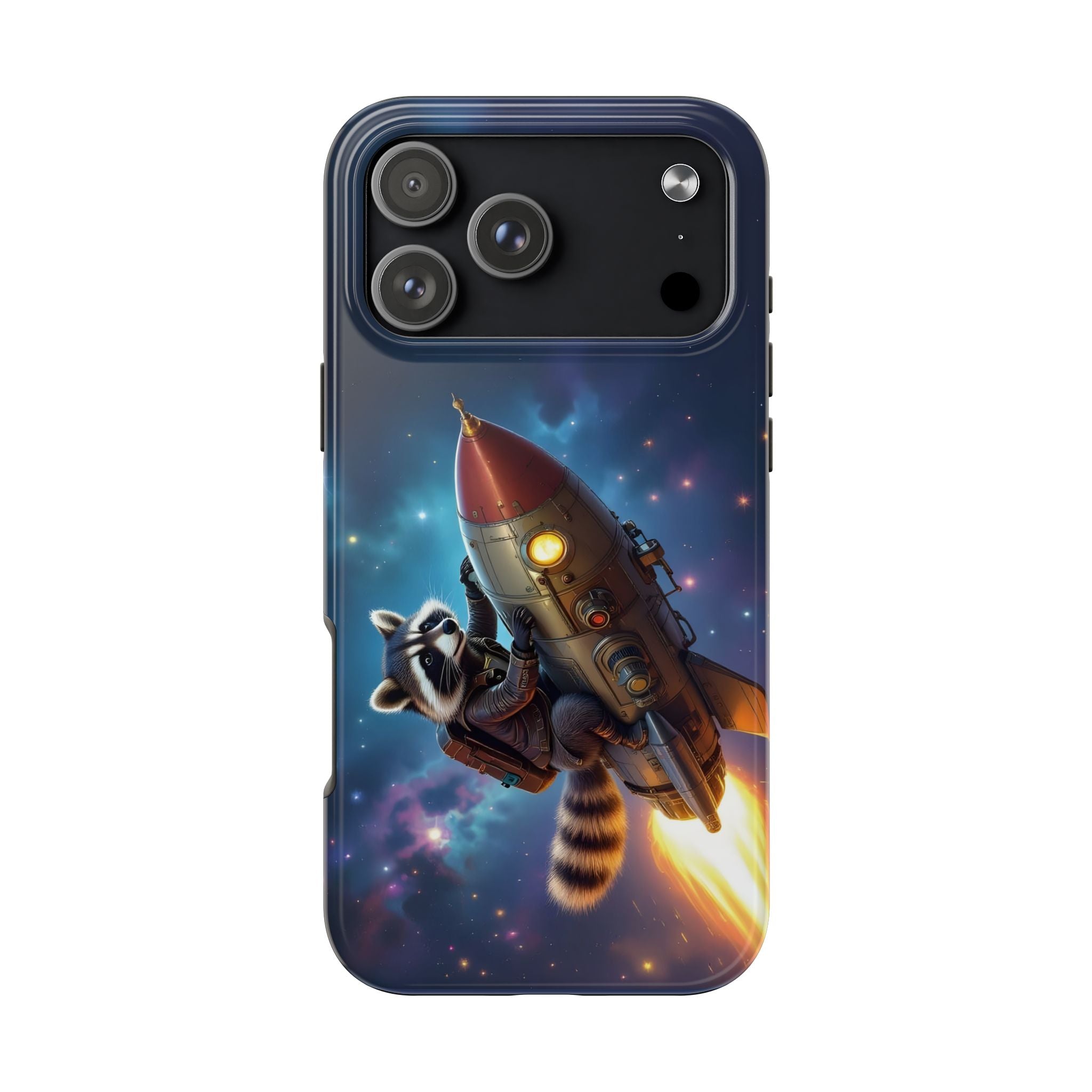Raccoon On a Rocket – Phone Case (iPhone and Samsung Galaxy)