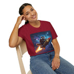 Raccoon on a Rocket – T-shirt
