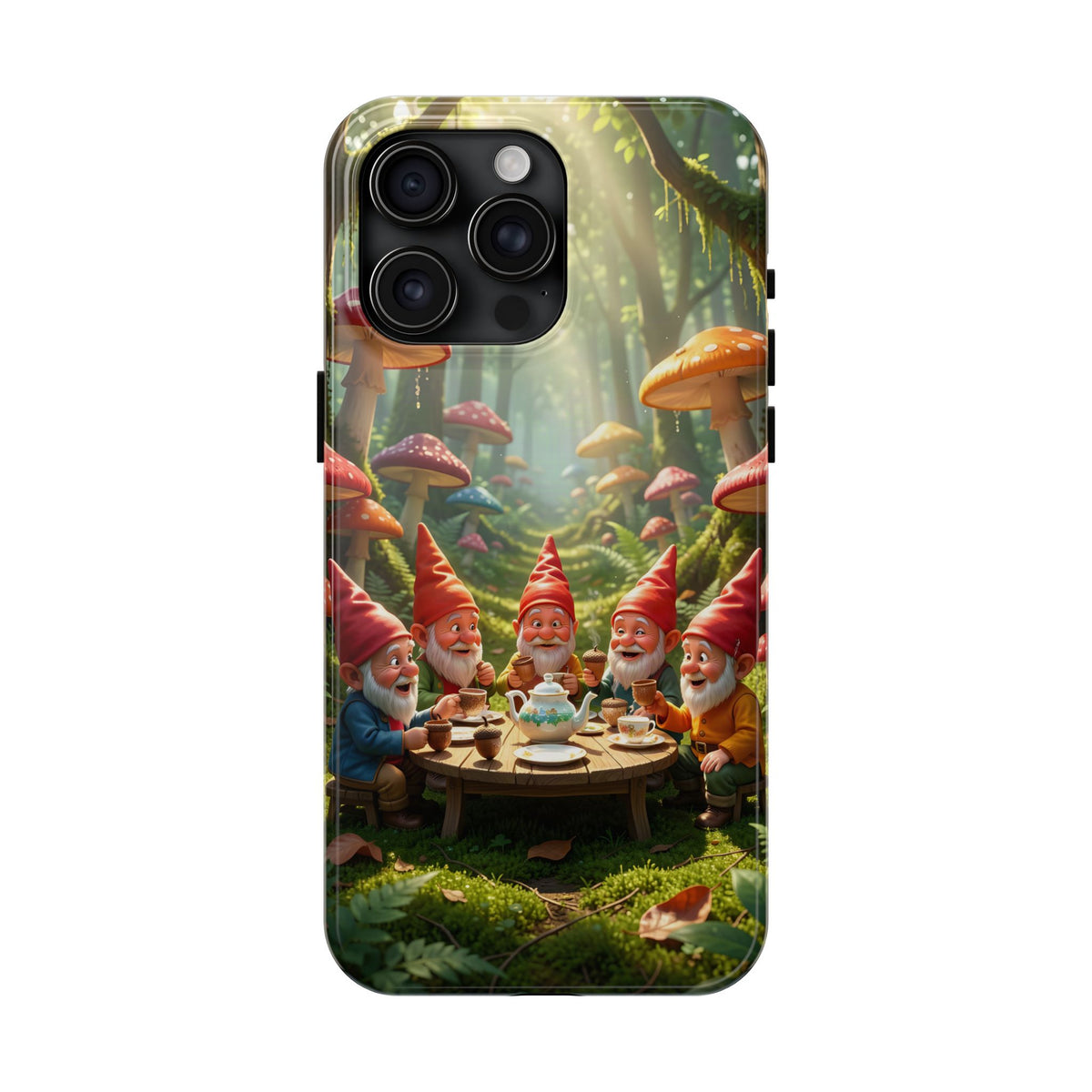 Gnome Tea Party – Phone Case (iPhone and Samsung Galaxy)
