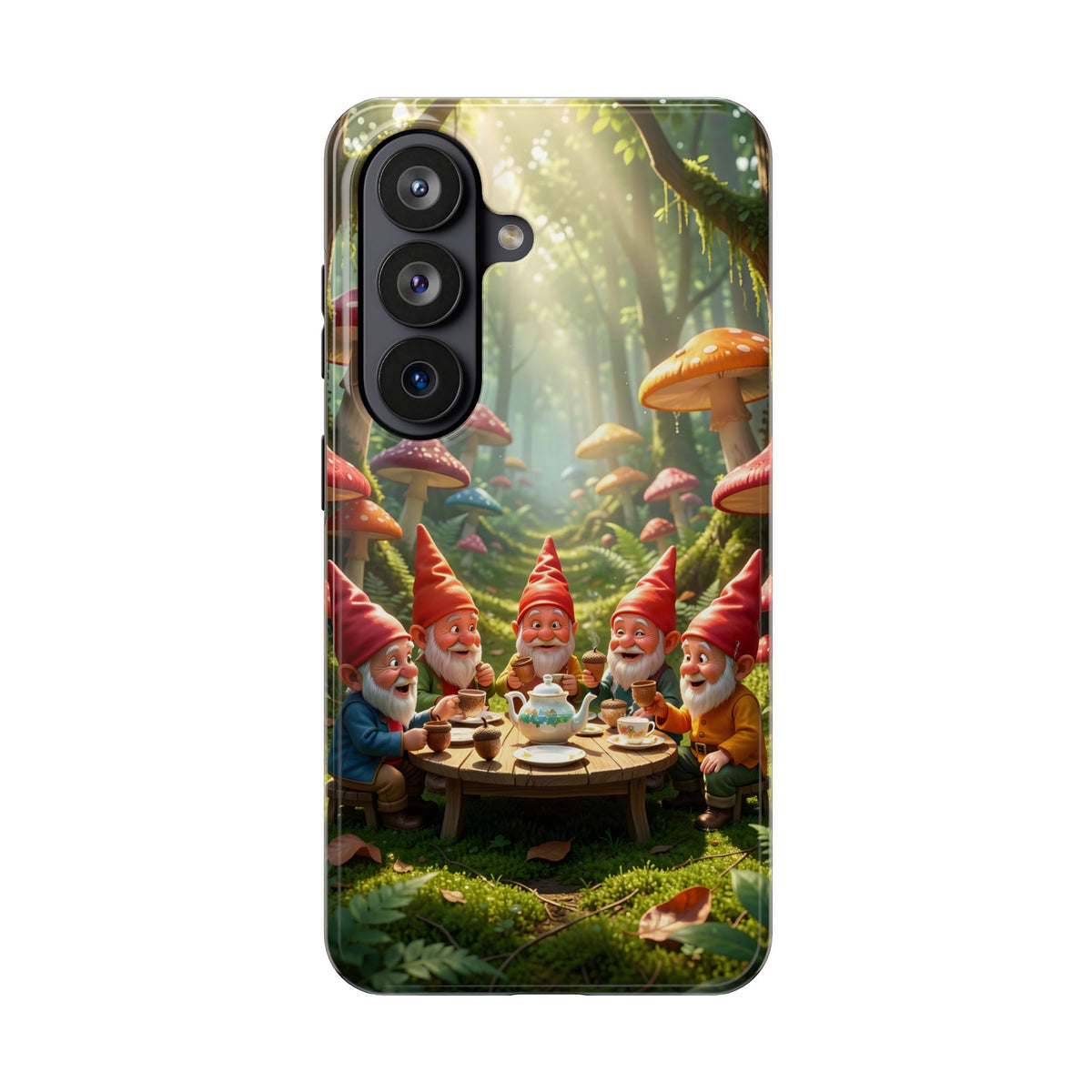 Gnome Tea Party – Phone Case (iPhone and Samsung Galaxy)