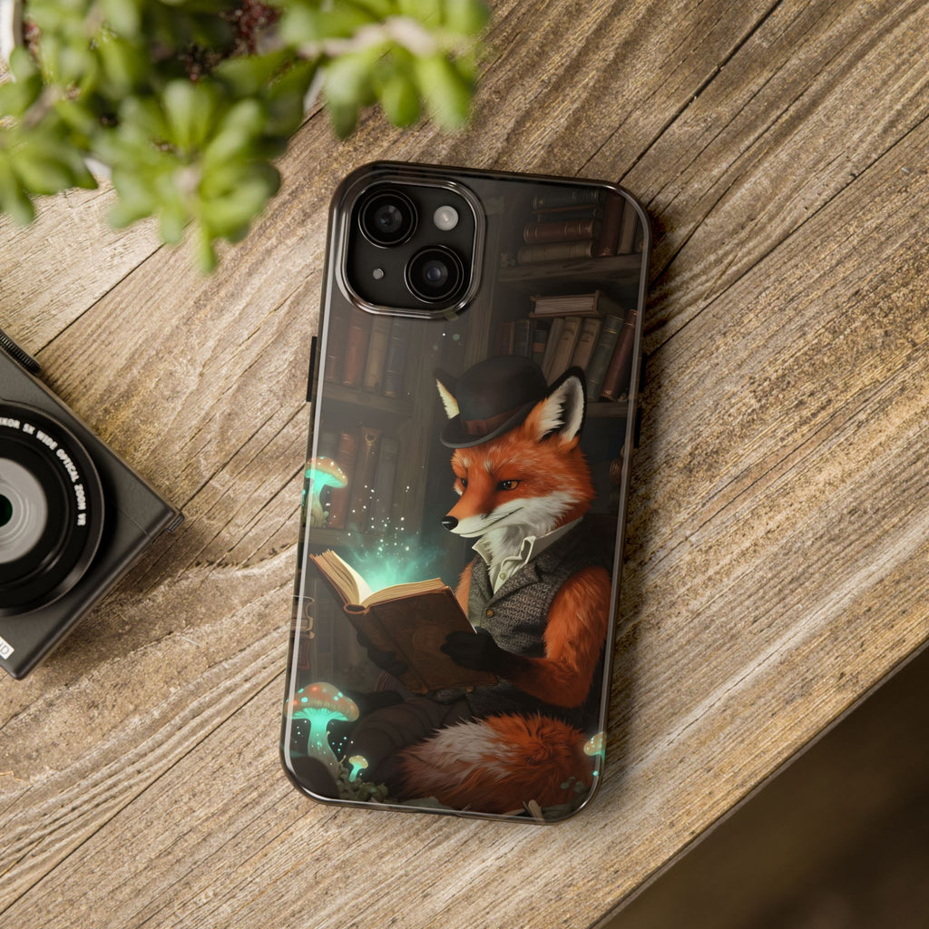 Fox Reading a Book – Phone Case (iPhone and Samsung Galaxy)