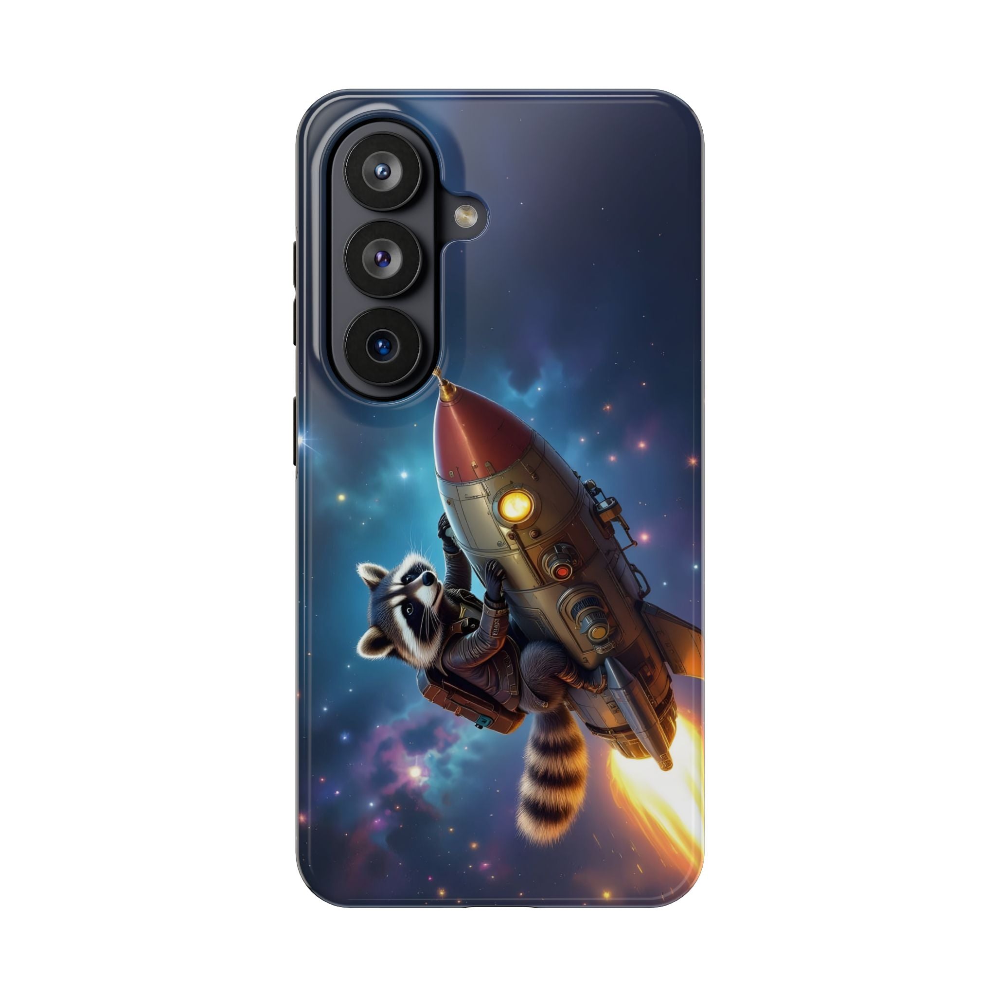 Raccoon On a Rocket – Phone Case (iPhone and Samsung Galaxy)