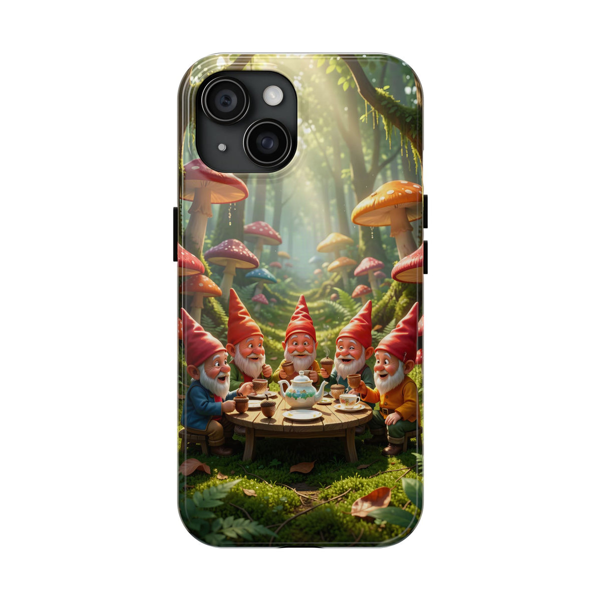 Gnome Tea Party – Phone Case (iPhone and Samsung Galaxy)