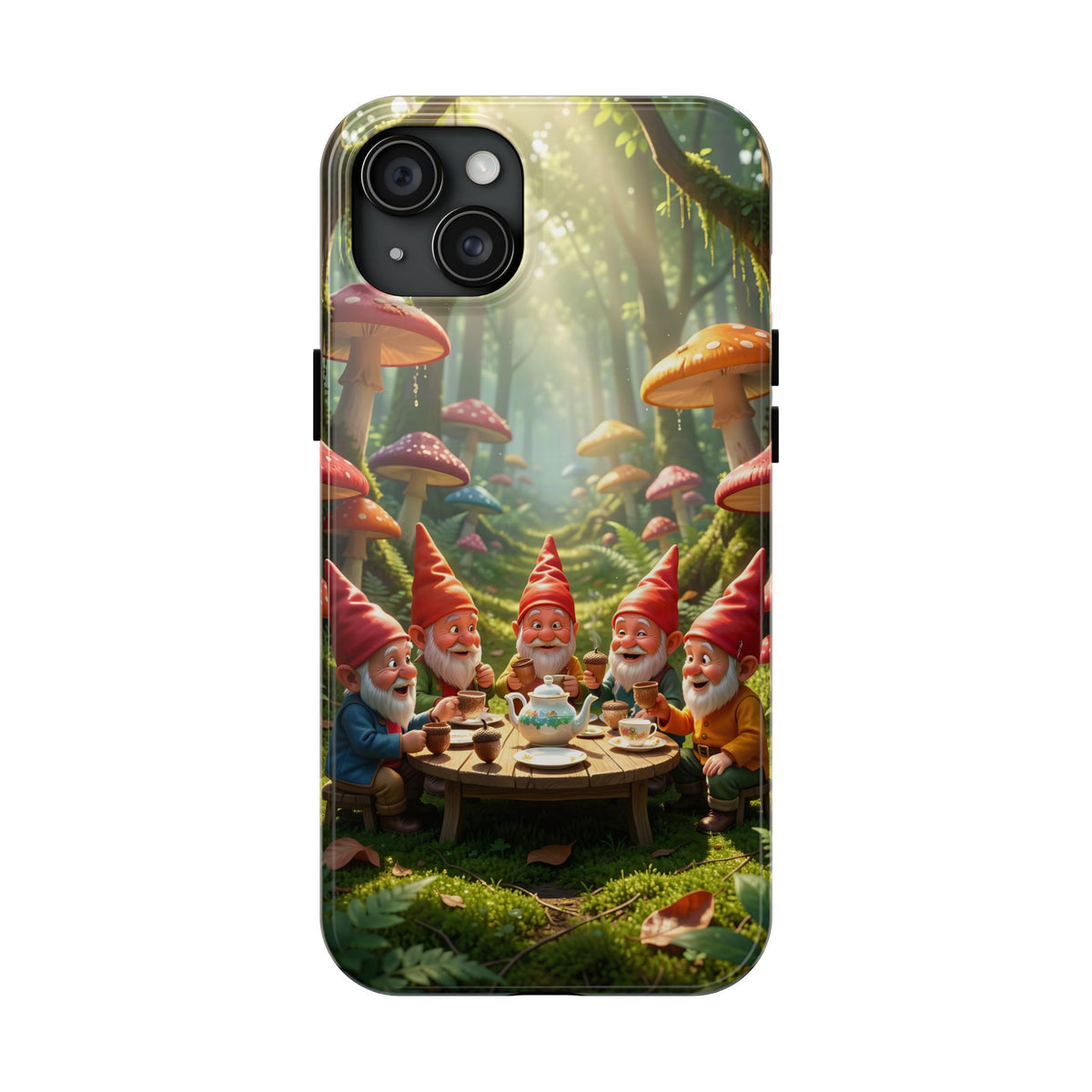 Gnome Tea Party – Phone Case (iPhone and Samsung Galaxy)