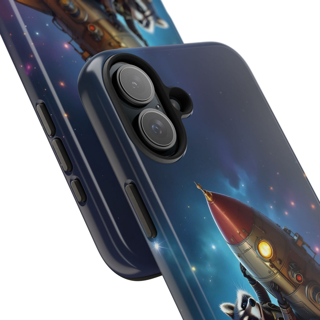 Raccoon On a Rocket – Phone Case (iPhone and Samsung Galaxy)