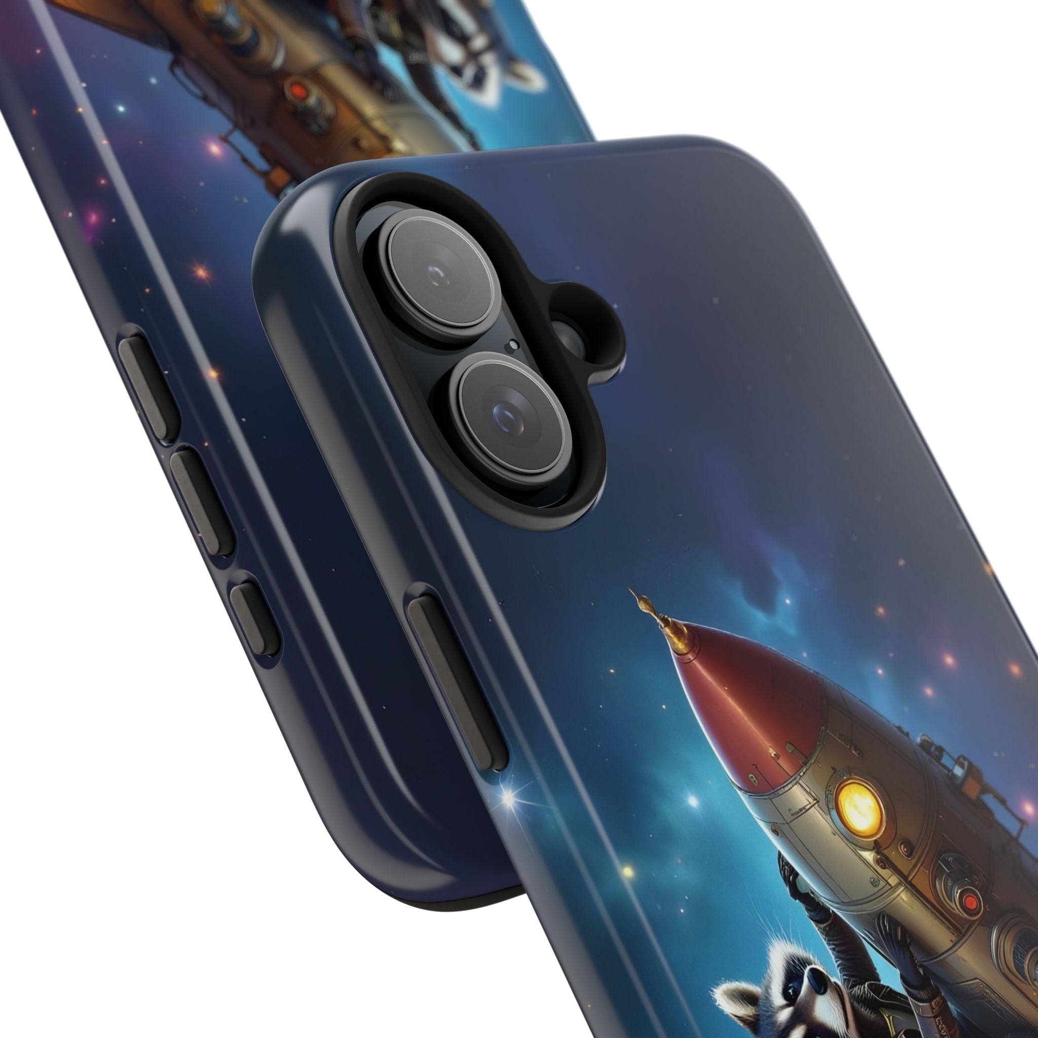 Raccoon On a Rocket – Phone Case (iPhone and Samsung Galaxy)