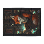 Fox Reading a Book – Fleece Blanket