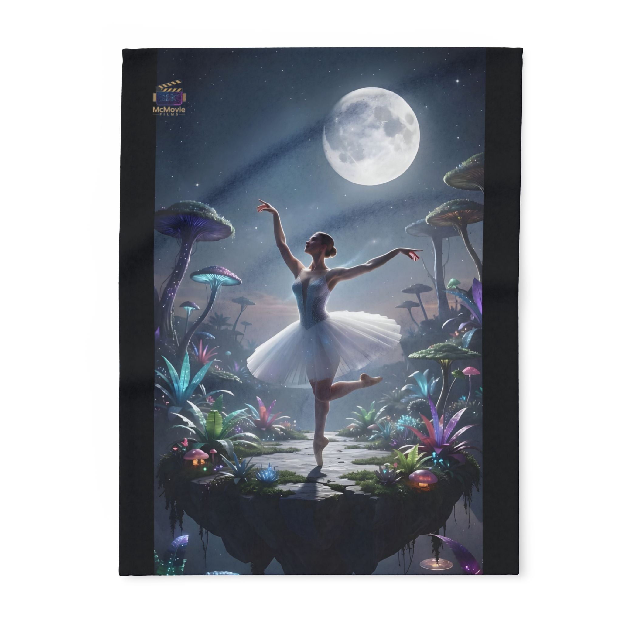 Moonlight Ballerina – Fleece Blanket