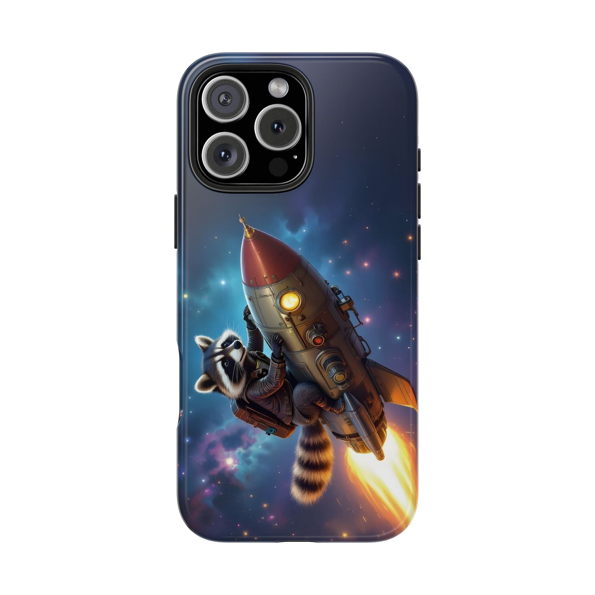 Raccoon On a Rocket – Phone Case (iPhone and Samsung Galaxy)