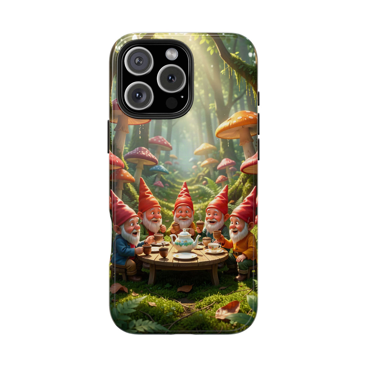 Gnome Tea Party – Phone Case (iPhone and Samsung Galaxy)