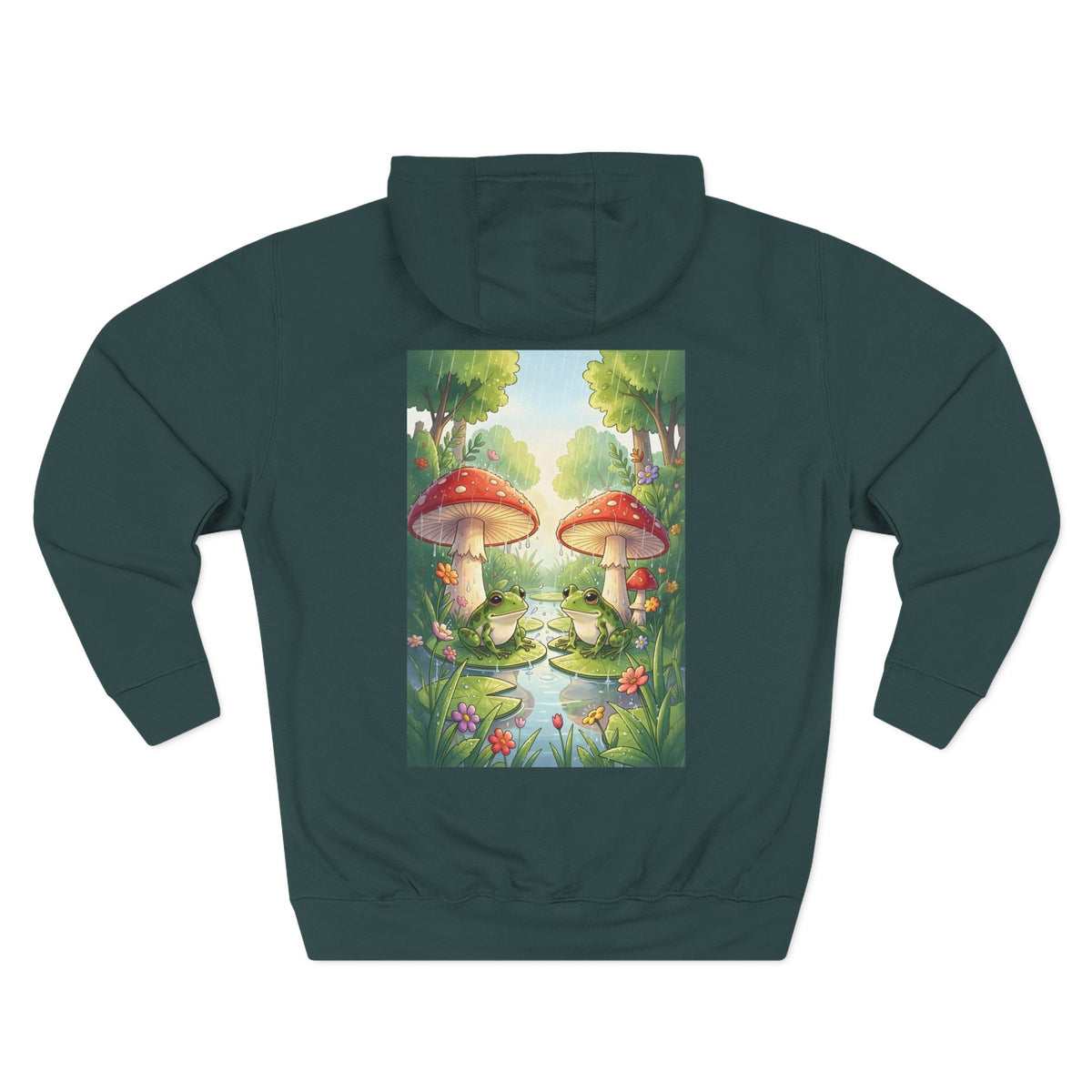 Storybook Frogs – Back Print Hoodie