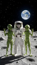 Astronaut Selfie – Vinyl Sticker – 3.75" by 7.5"